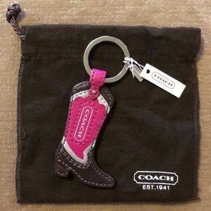 Coach Cowgirl keychain